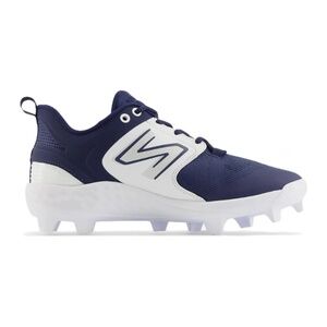 Mens New Balance Fresh Foam 3000 v6 Molded Cleats, Team Navy/White. PL3000N6